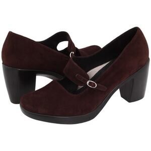 Dansko Tara Dressy Clogs Pumps Brown Suede 41 sz 11 SH499